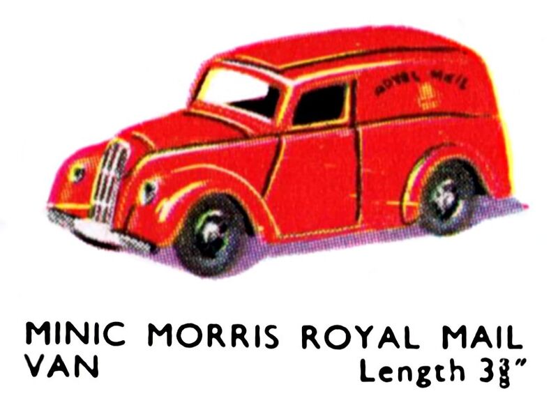 File:Morris Royal Mail Van, Triang Minic (MinicCat 1950).jpg