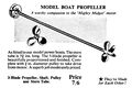 Motor boat propeller and drive shaft for Mighty Midget Motor (Hobbies 1958).jpg