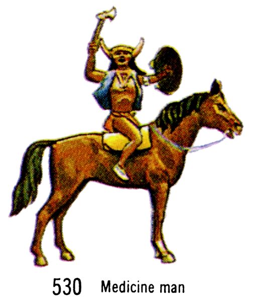 File:Mounted Indian, Medicine Man, Britains Swoppets 530 (Britains 1967).jpg