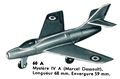 Mystere IV A (Marcel Dassault), Dinky Toys Fr 60A (MCatFr 1957).jpg
