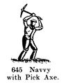 Navvy with Pick Axe, Britains Farm 645 (BritCat 1940).jpg