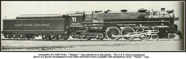 1931: NYC Hudson locomotive 5249