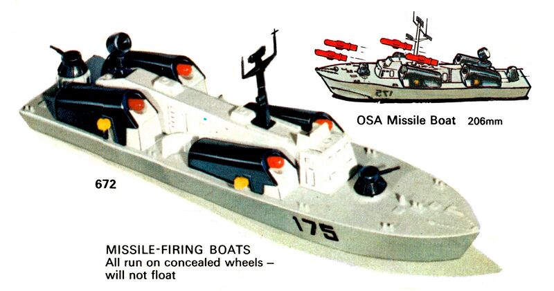 File:OSA Missile Boat, Dinky Toys 672 (DinkyCat13 1977).jpg