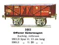 Offener Güterwagen - Open Goods Wagon, Märklin 1661 (MarklinCat 1931).jpg