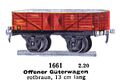 Offener Güterwagen - Open Goods Wagon, Märklin 1661 (MarklinCat 1939).jpg