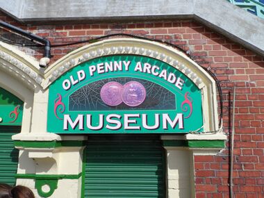 2014: "Old Penny Arcade Museum" signage