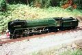 Oliver Cromwell 5-inch gauge locomotive on the tracks (JW Airton).jpg
