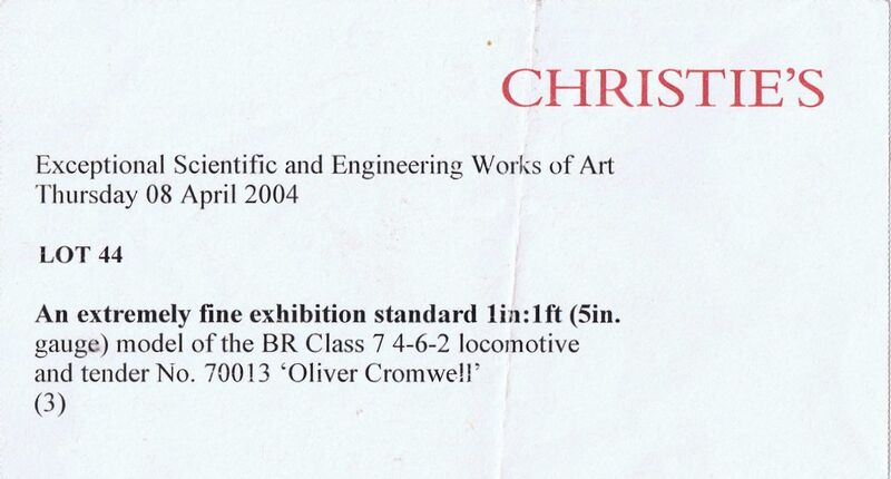 File:Oliver Cromwell 70013 model, Christies auction slip.jpg