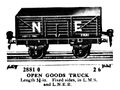 Open Goods Truck, fixed sides, LMS LNER, Märklin 2881-0 (MarklinCRH ~1925).jpg