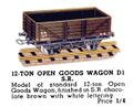 Open Goods Wagon 12-Ton SR, Hornby Dublo D1 (HBoT 1939).jpg