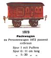 Packwagen - Luggage Van, Märklin 1873 (MarklinCat 1931).jpg