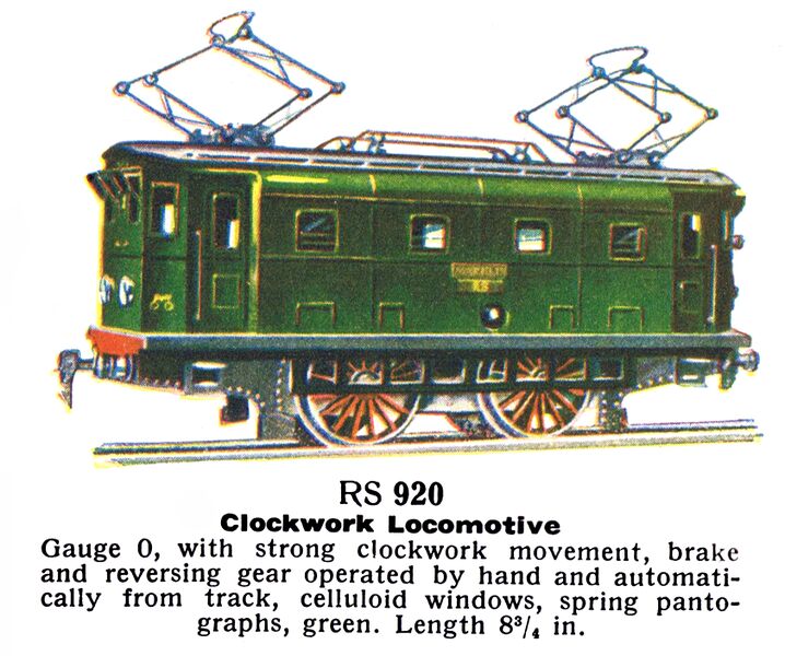 File:Pantograph Locomotive, 0-4-0, clockwork, Märklin RS 920 (MarklinCat 1936).jpg