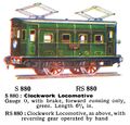 Pantograph Locomotive, 0-4-0, clockwork, Märklin S880 RS880 (MarklinCat 1936).jpg