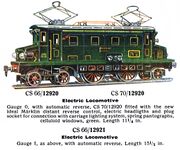 Pantograph Locomotive, 4-6-2, Märklin CS66-12920 CS70-12920 CS66-12921 (MarklinCat 1936).jpg