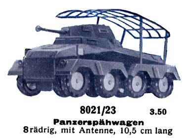 1939: Panzerspähwagen – Eight-Wheeled Armoured Car, Märklin 8021/23