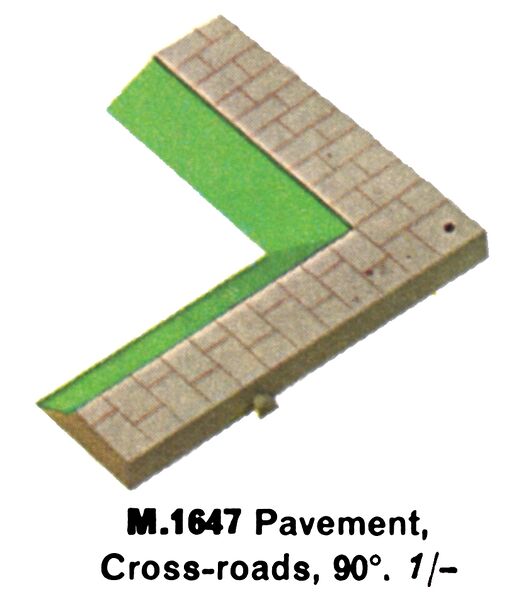 File:Pavement, Crossroads, 90deg, Minic Motorways M1647 (TriangRailways 1964).jpg