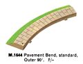 Pavement Bend, Standard, Outer, 90deg, Minic Motorways M1644 (TriangRailways 1964).jpg