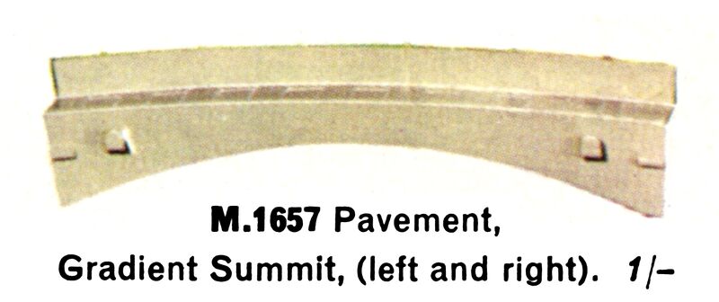 File:Pavement Gradient Summit, Left and Right, Minic Motorways M1657 (TriangRailways 1964).jpg