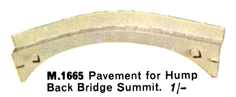 File:Pavement for Hump Back Bridge Summit, Minic Motorways M1665 (TriangRailways 1964).jpg