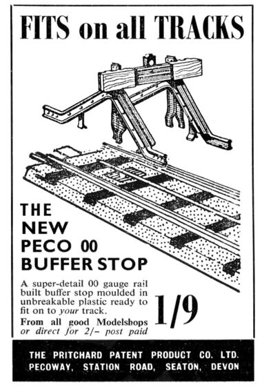 1958: Peco universal buffer stops