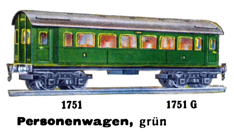 File:Personenwagon - Passenger Carriage, green, Märklin 1751 (MarklinCat 1939).jpg