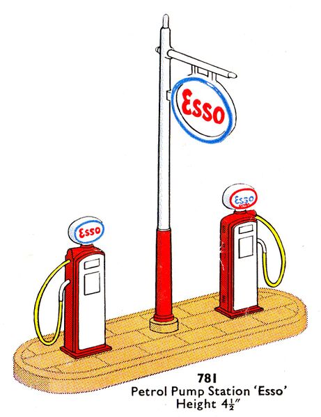 File:Petrol Pump Station, ESSO, Dinky Toys 781 (DinkyCat 1956-06).jpg