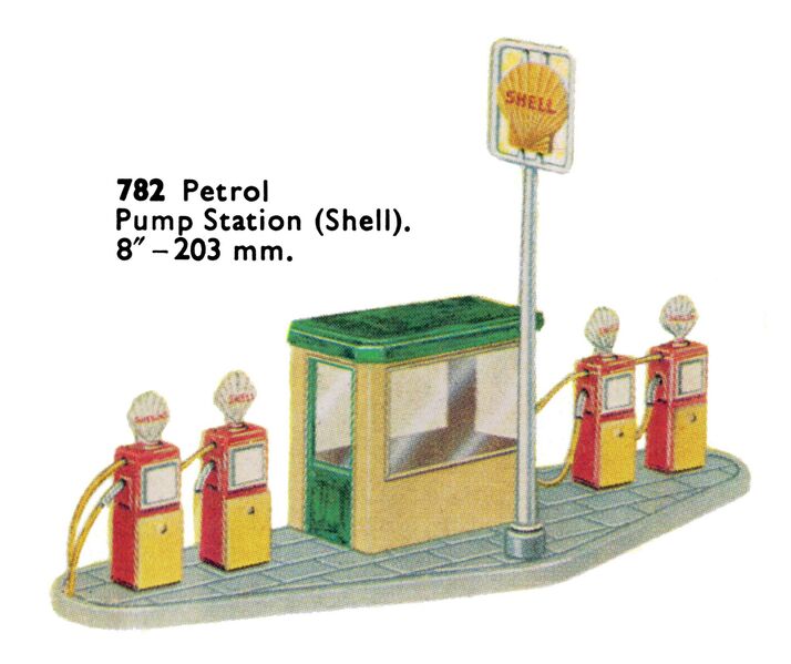 File:Petrol Pump Station, Shell, Dinky Toys 782 (DinkyCat 1963).jpg