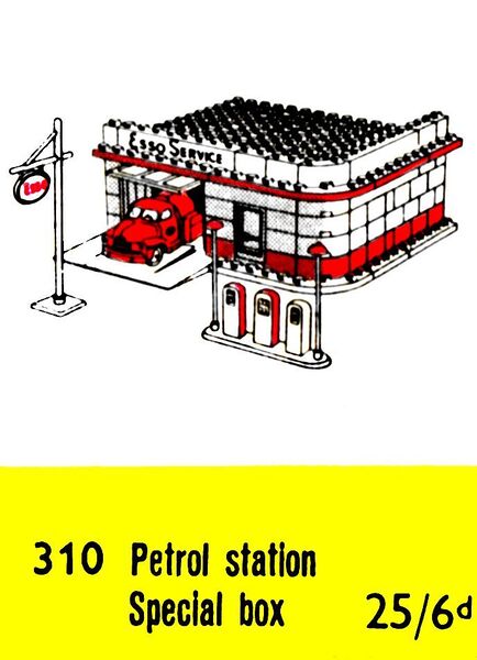 File:Petrol Station Special Box, Lego Set 310 (LegoCat ~1960).jpg