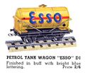 Petrol Tank Wagon 'ESSO', Hornby Dublo D1 (HBoT 1939).jpg