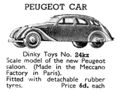 Peugot Car, Dinky Toys 24kz (MCat 1939).jpg