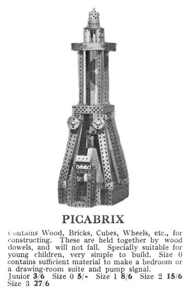 1932: Picabrix in the Christmas 1932 Gamages catalogue