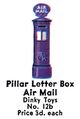 Pillar Letter Box - Air Mail, Dinky Toys 12b (1935 BoHTMP).jpg