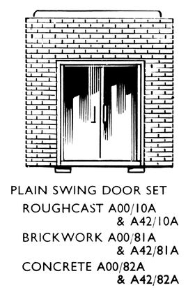 Nos.10, 81, 82: Plain Swing Door Set