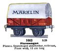 Planewagen - Tarpaulin Covered Wagon, Märklin 1663 (MarklinCat 1939).jpg