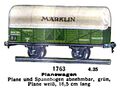 Planewagen - Tarpaulin Covered Wagon, Märklin 1763 (MarklinCat 1939).jpg