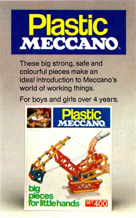 1976 advert for Plastic Meccano