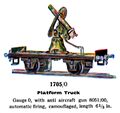 Platform Truck with Anti-Aircraft Gun 8051, Märklin 1705 (MarklinCat 1936).jpg