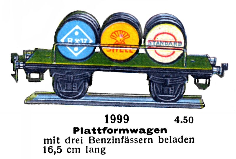 File:Plattformwagen mit drei Benzinfässern - Platform Wagon with three Oil Barrels, Märklin 1999 (MarklinCat 1939).jpg