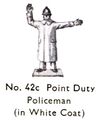 Points Duty Policeman, in White Coat, Dinky Toys 42c (MM 1936-06).jpg