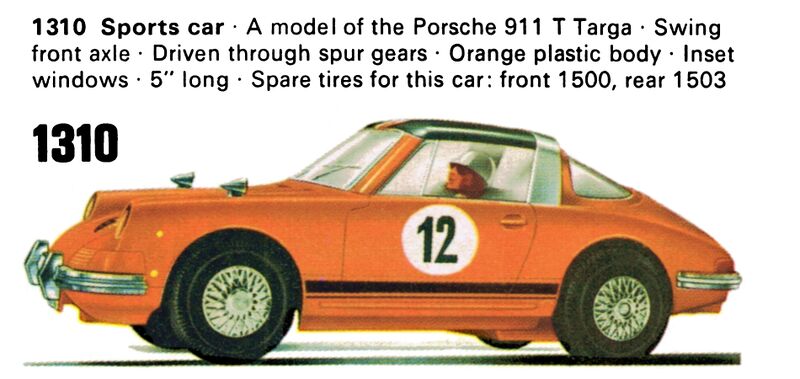 File:Porsche 911 T Targa Sports Car, Marklin Sprint 1310 (Marklin 1973).jpg