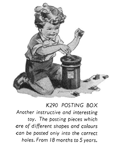 1955: Kiddicraft K290 Posting Box