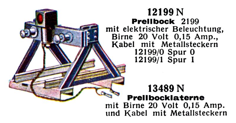 File:Prellbocklaterne - Buffer with Light, Märklin 13489 (MarklinCat 1931).jpg