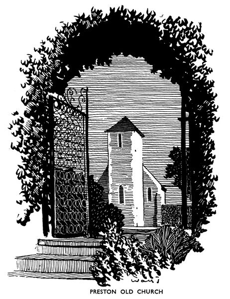 File:Preston Old Church, lineart, Arthur Watts (BrightonHbk 1935).jpg