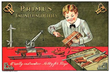 Primus Engineering box label artwork, older