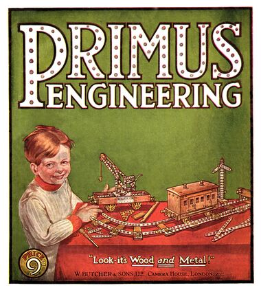 1923 Primus Engineering instruction manual, front cover artwork