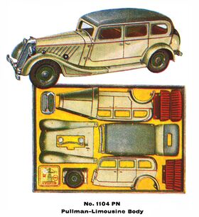 Pullman Limousine Body, Märklin 1104 PN