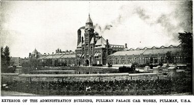 Exterior of the Administration Building, Pullman, Illinois