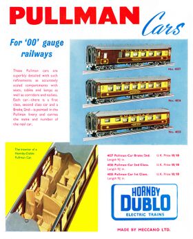 1961: Pullman Cars for Hornby Dublo
