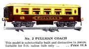 Pullman No.2 Coach, Hornby Series (HBoT 1931).jpg