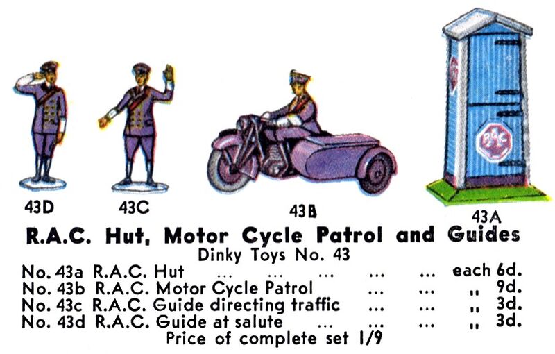 File:RAC Hut, Motor Cycle Patrol and Guides, Dinky Toys 43 (1935 BoHTMP).jpg